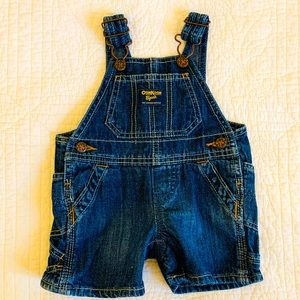 OshKosh B’Gosh Genuine Vestbak Short Blue Overalls